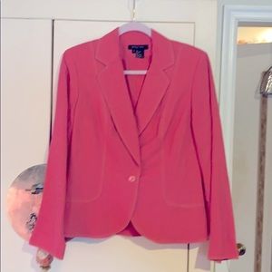 2 pc. Pink Linen Suit by Etcetera